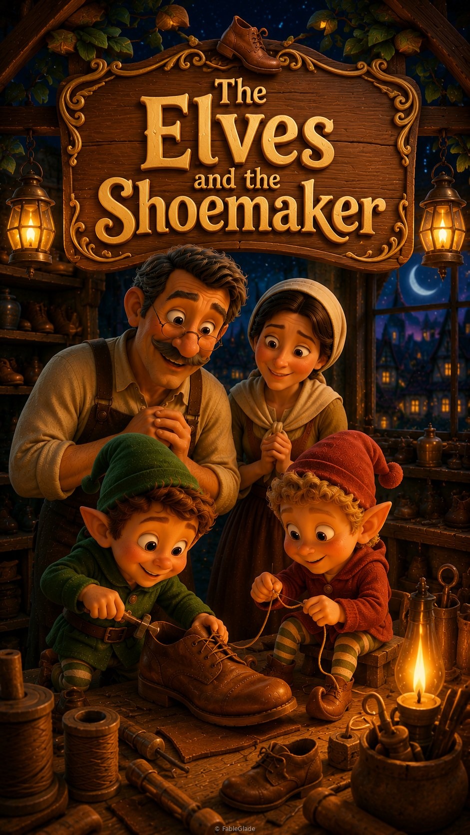 Cover of The Elves and the Shoemaker