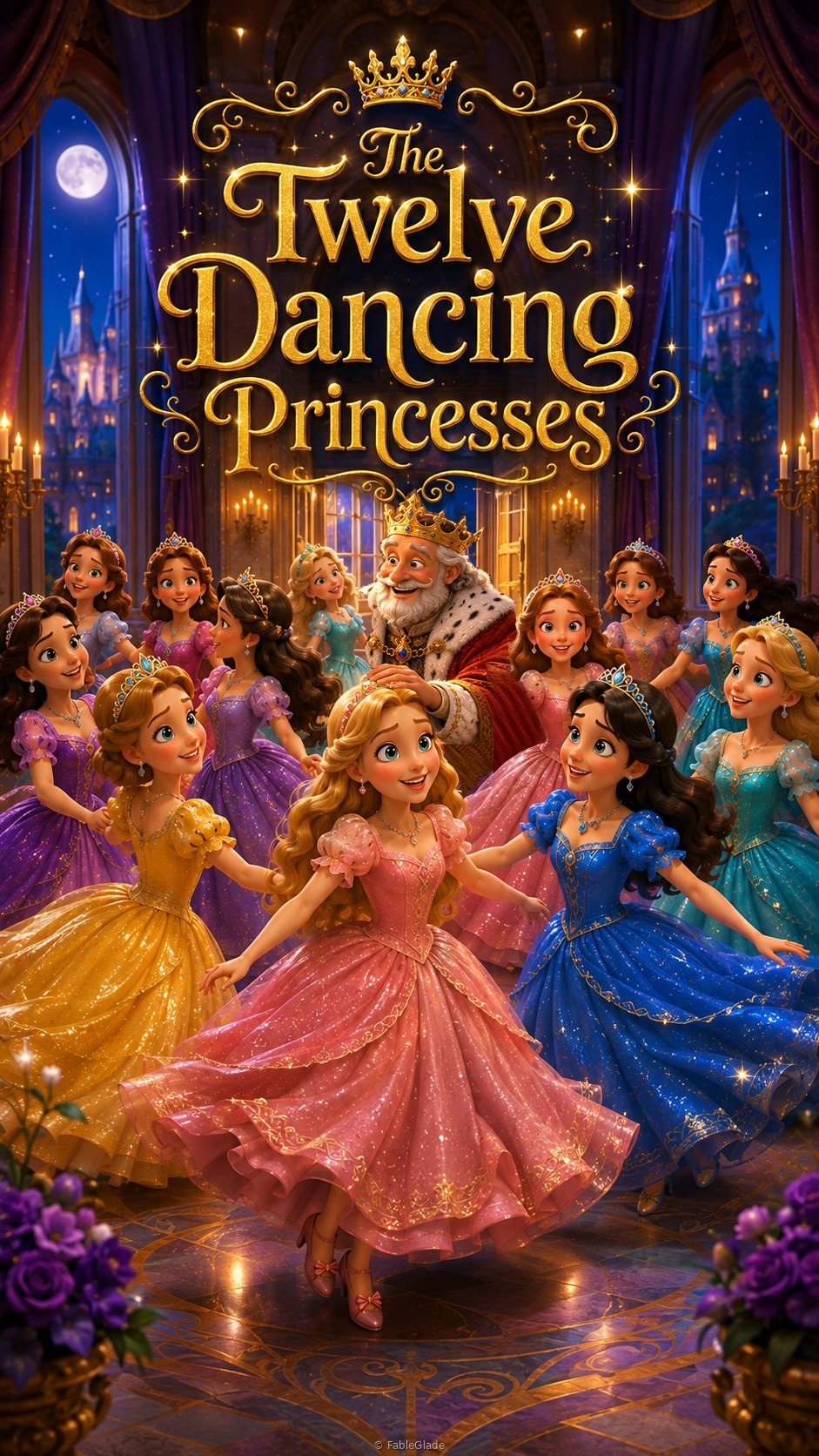 Cover of The Twelve Dancing Princesses